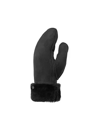 PEARLWOOD | Gants en cuir - Moufles FIONA | schwarz
